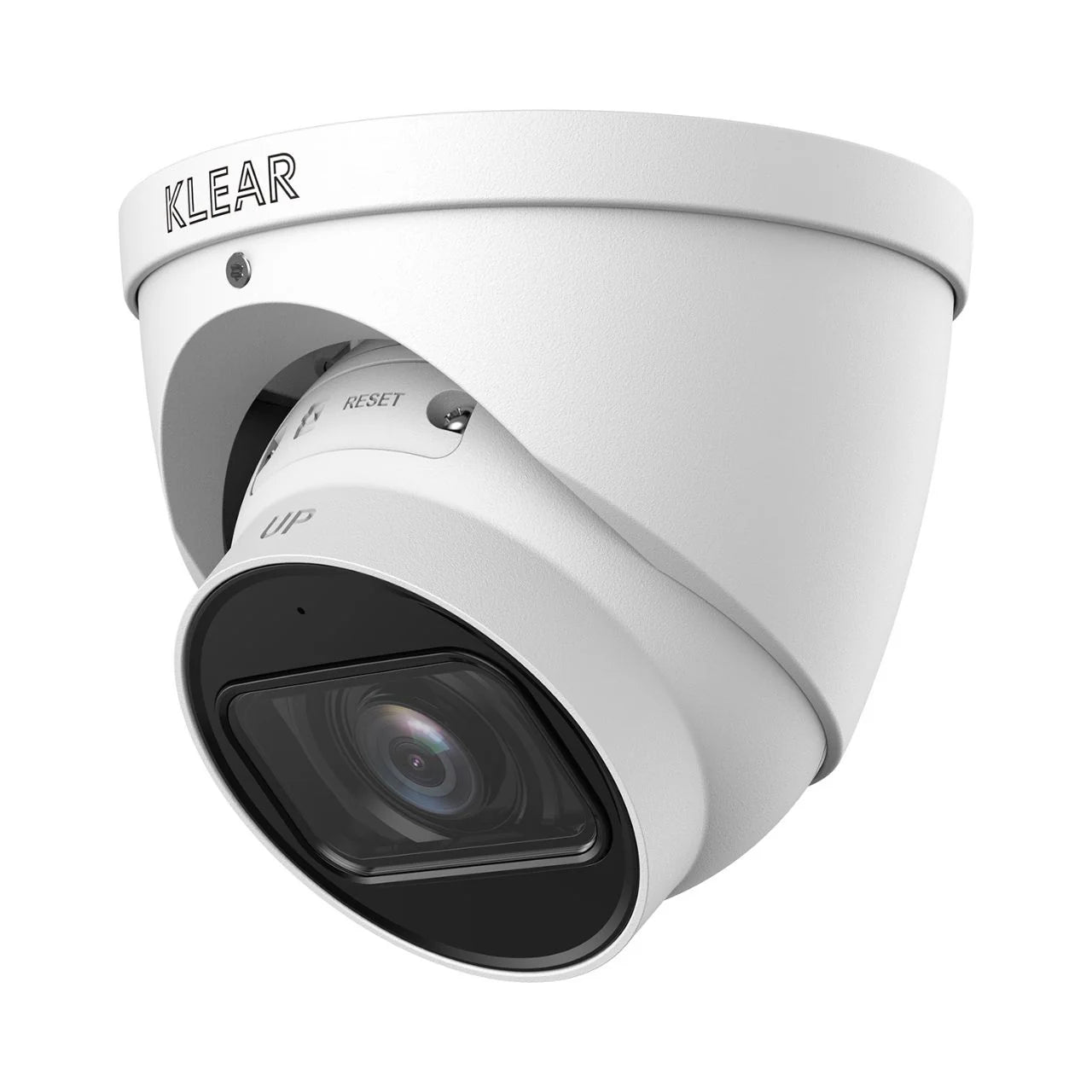 KLEAR 8MP 50m IP 4K Vandal Proof Dome CCTV Camera + Microphone + MicroSD Card Backup