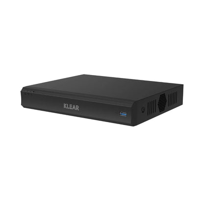 Klear 8-Channel NVR 8MP, 8-PoE, 1-SATA
